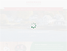 Tablet Screenshot of andersoninsulationme.com